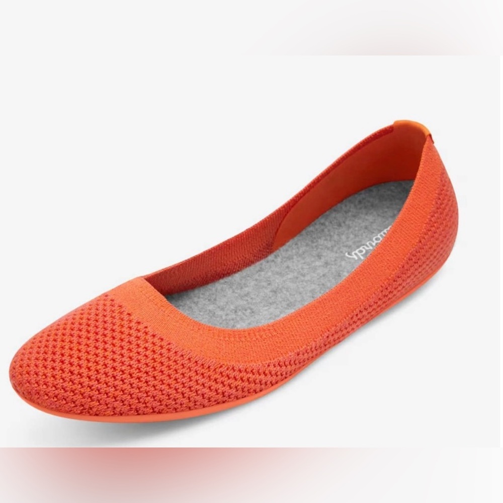 Allbirds Tree Breezer flats Buoyant Orange 9
